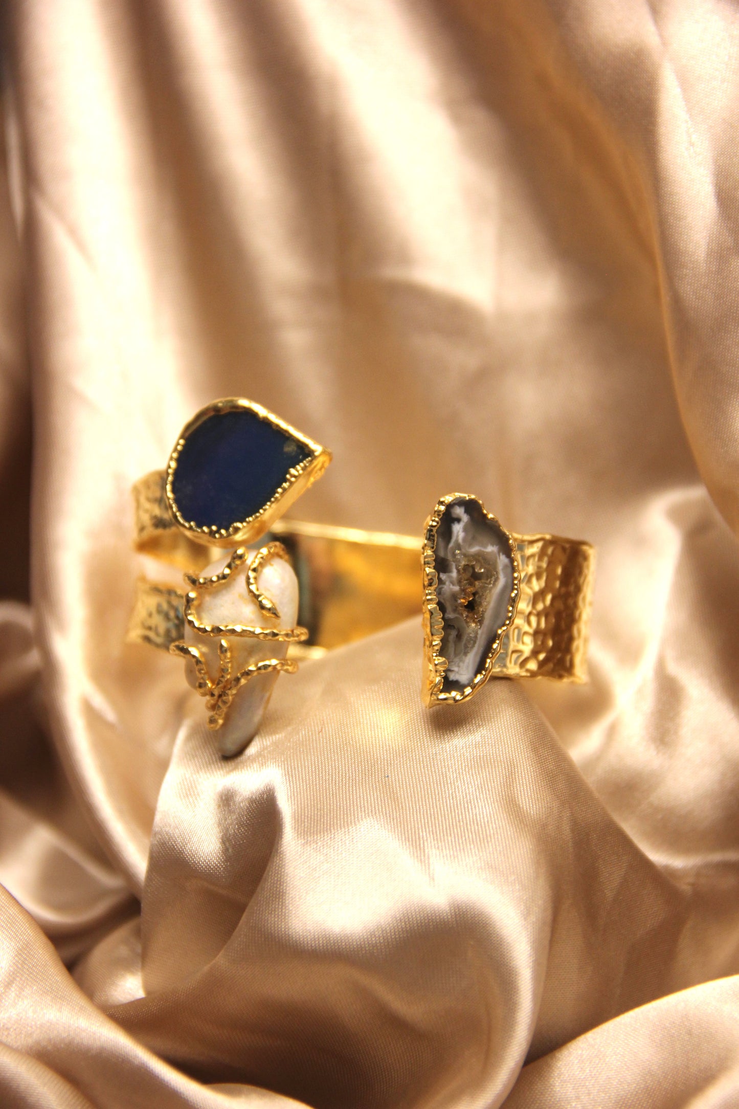 Multi Stone Cuff