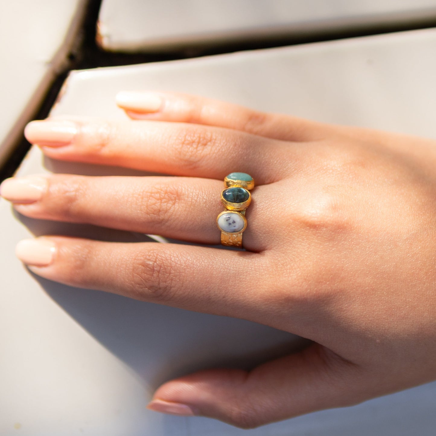 Oceanstone Rings