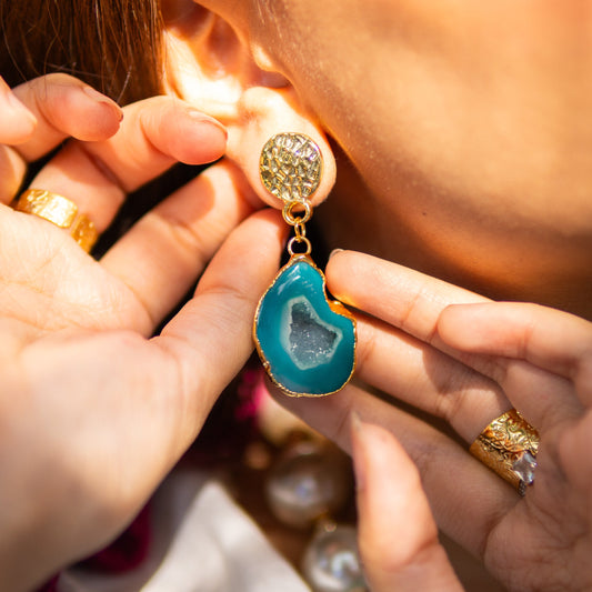 Aqua Noor Earrings