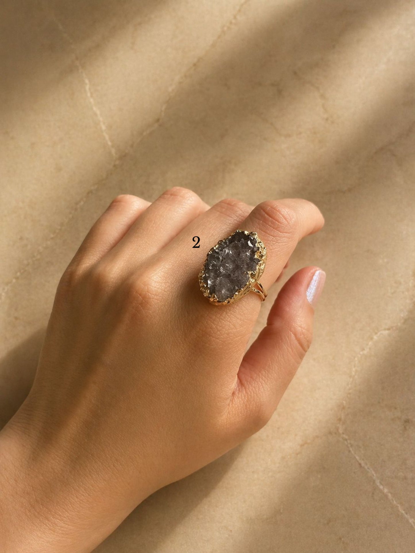 Amethyst stone rings
